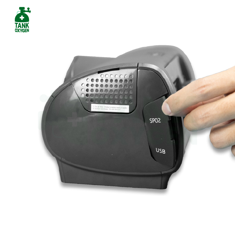 Yuwell รุ่น YH-480 สีดำ เครื่องช่วยหายใจชนิดแรงดันบวกต่อเนื่องแบบปรับแรงดันอัตโนมัติ (Auto Cpap) รับประกันศูนย์ไทย 3 ปี