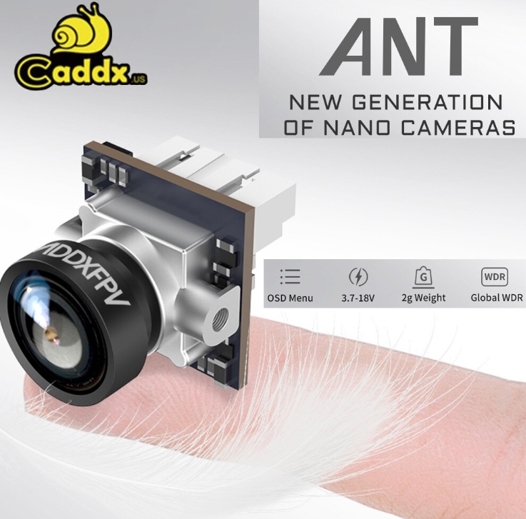 Caddx Nano Ant 1.8mm 1200TVL 4:3 OSD 2g Ultra Light Nano