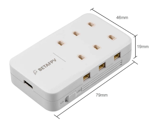 ฺBETAFPV 6 Ports 1S Battery Charger PH2.0 & BT2.0
