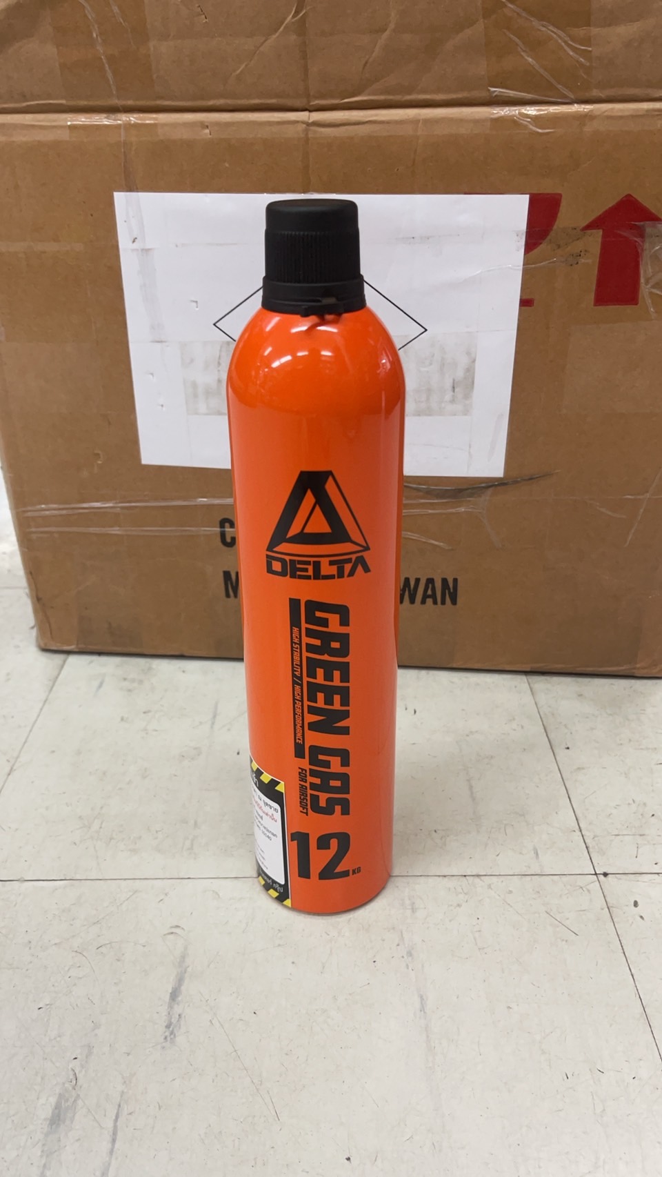 Delta Green Gas แรง 12kg. / กระป๋อง