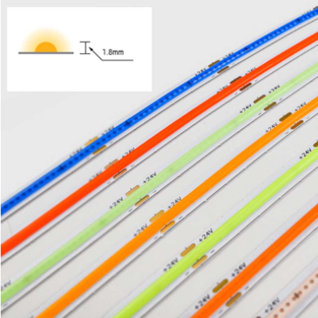 ไฟเส้น ไฟริบบิ้น LED Strip Light COB 10W Blue Color