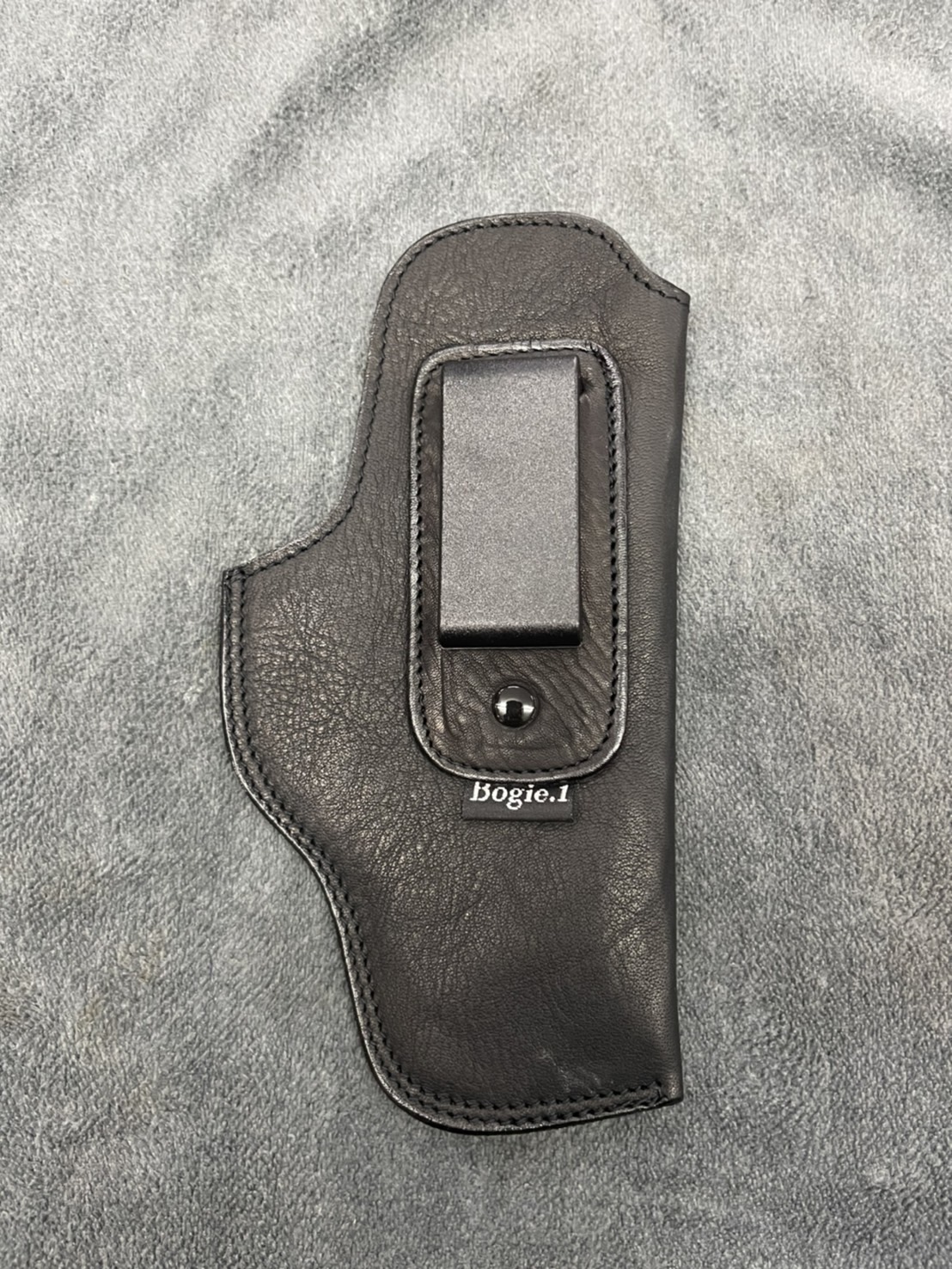 ซองปืนพกในหนังชามัวร์ _ขวา Glock19 - ฺBogie 1