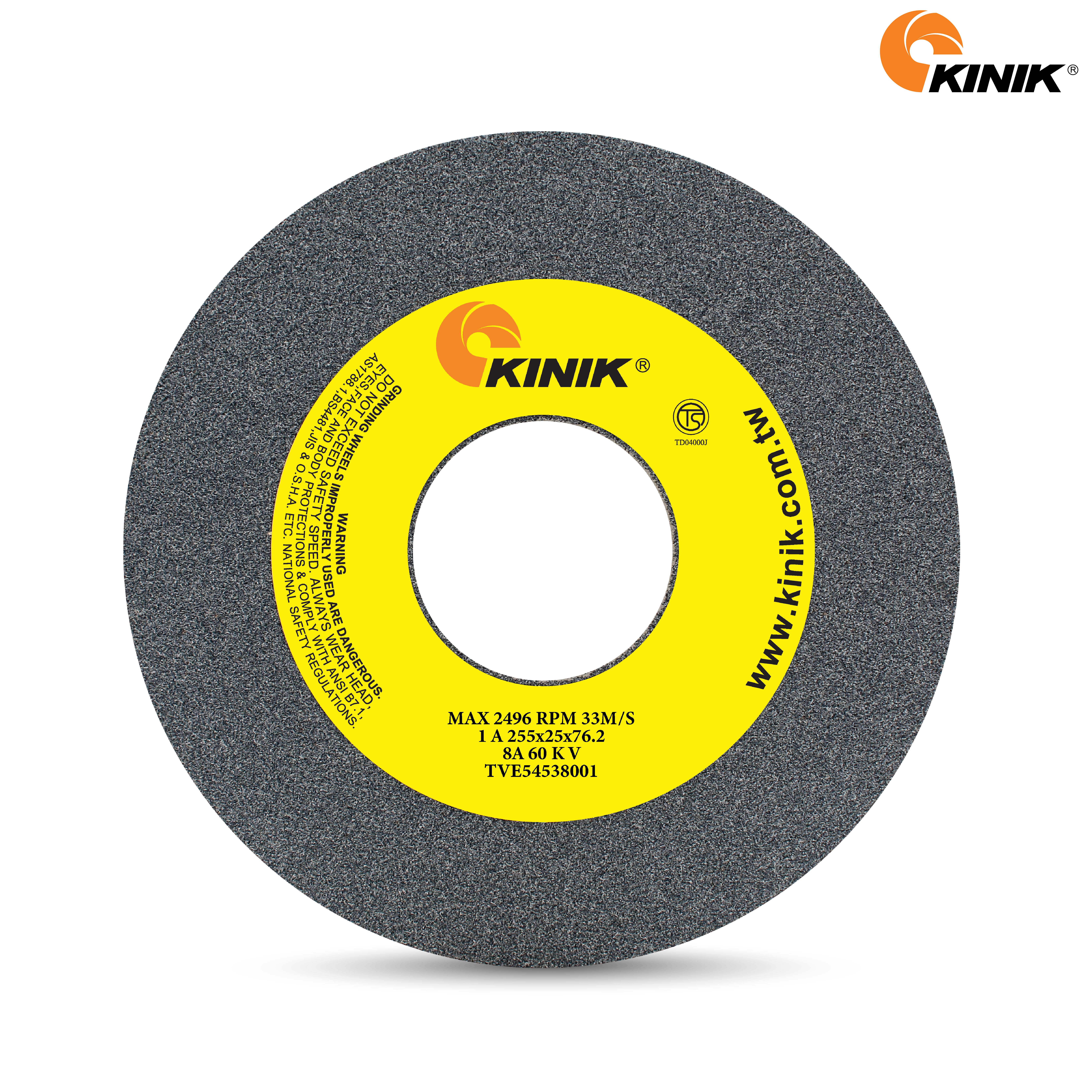 หินเจียร KINIK 8A60KV1A 255x25x76.2 mm.
