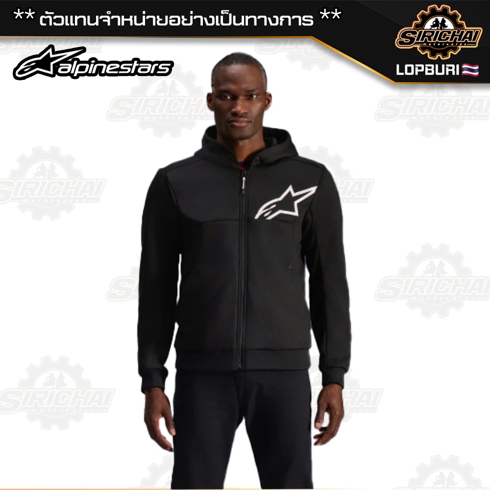 เสื้อฮู้ด Alpinestars CHROME V2 SPORT HOODIE BLACK