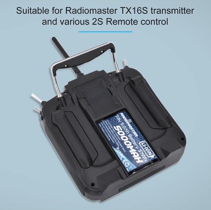 Radiomaster TX16S Li-ion Battey 5000mAh 2S 7.4V XT30 JST-XH Plug TX16s Transmitter