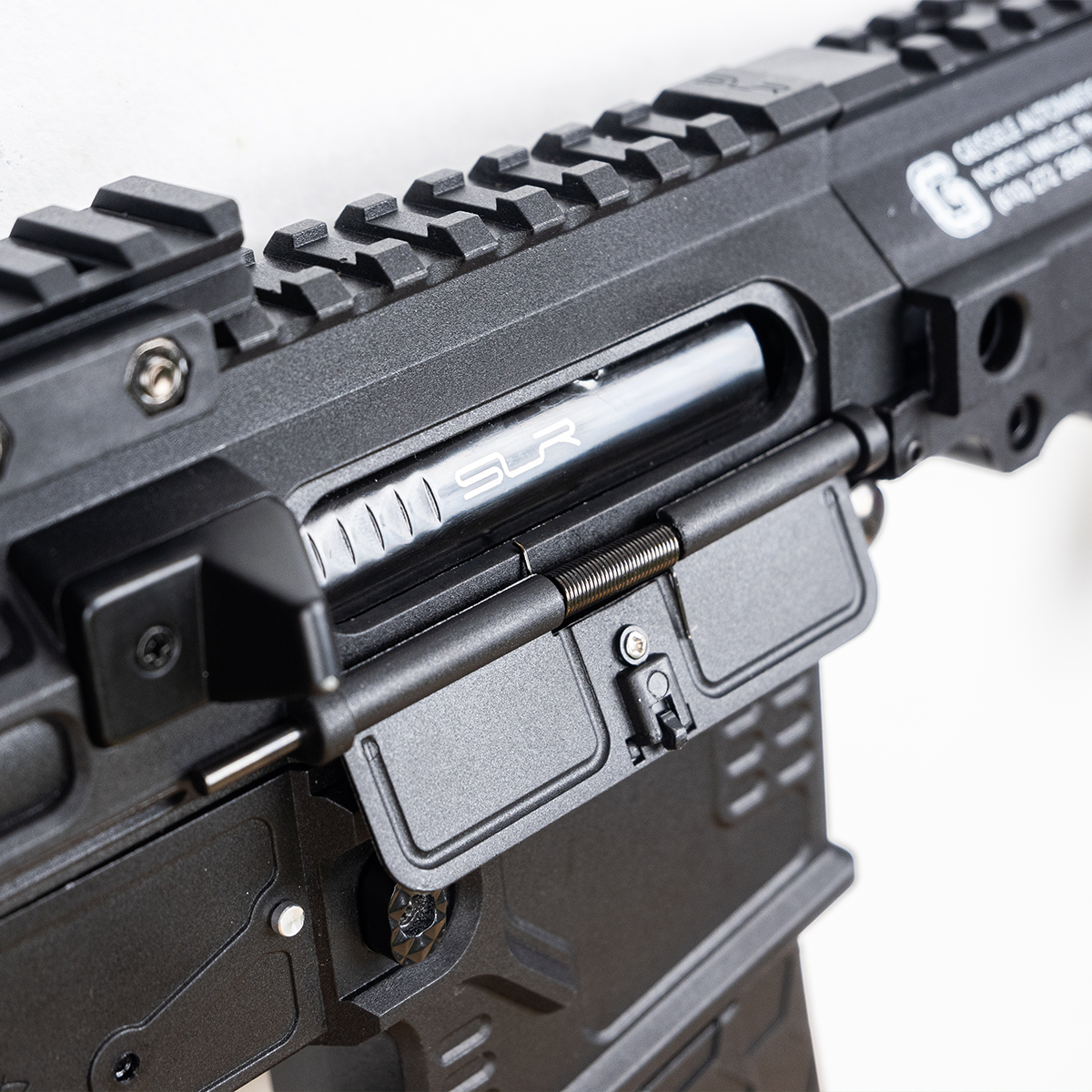 (54)SLR สีดำ เฟืองเหล็ก 270FPS+ ปืนเจลไฟฟ้า ยิงรัวได้ ยิงSEMI(ทีละนัด)ได้