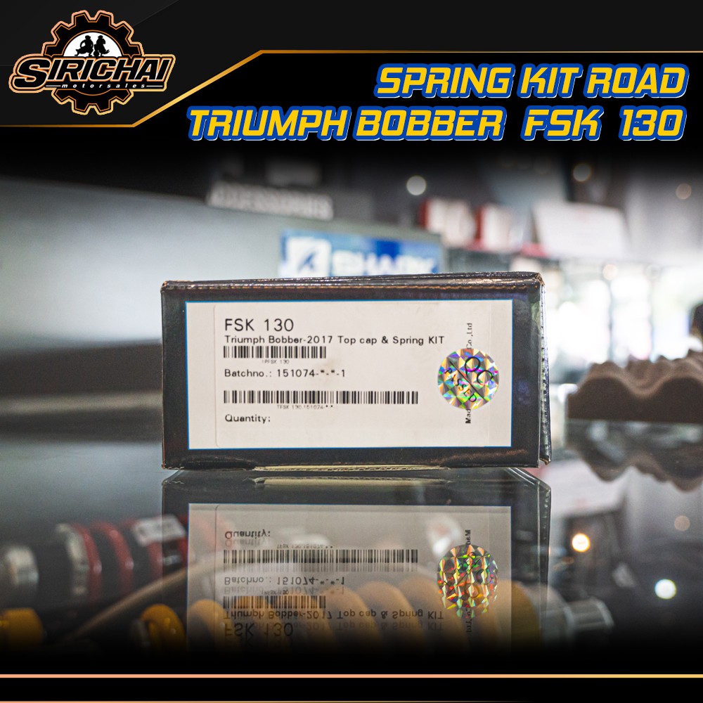 สปิงโช๊คหน้า Ohlins FSK 130 Triumph Bobber แท้ 100%