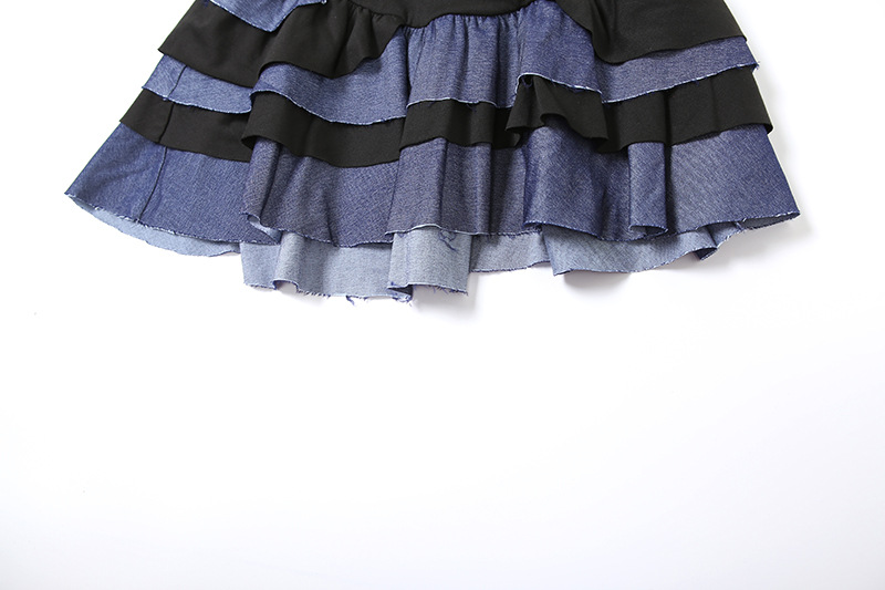 ชุดเดรส เกาะอก แถมเข็มขัด แต่งปลาย รหัส CN56458