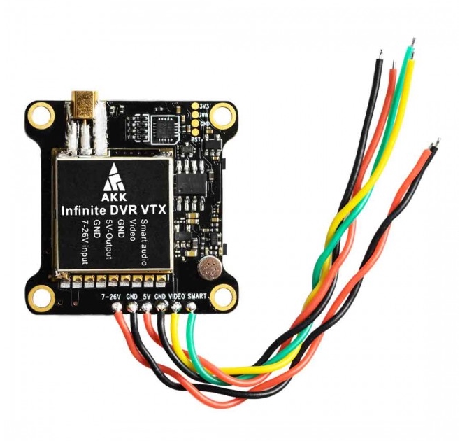 AKK Infinite DVR VTX 5.8GHz FPV Video Transmitter 1000mW Super High Output Support OSD