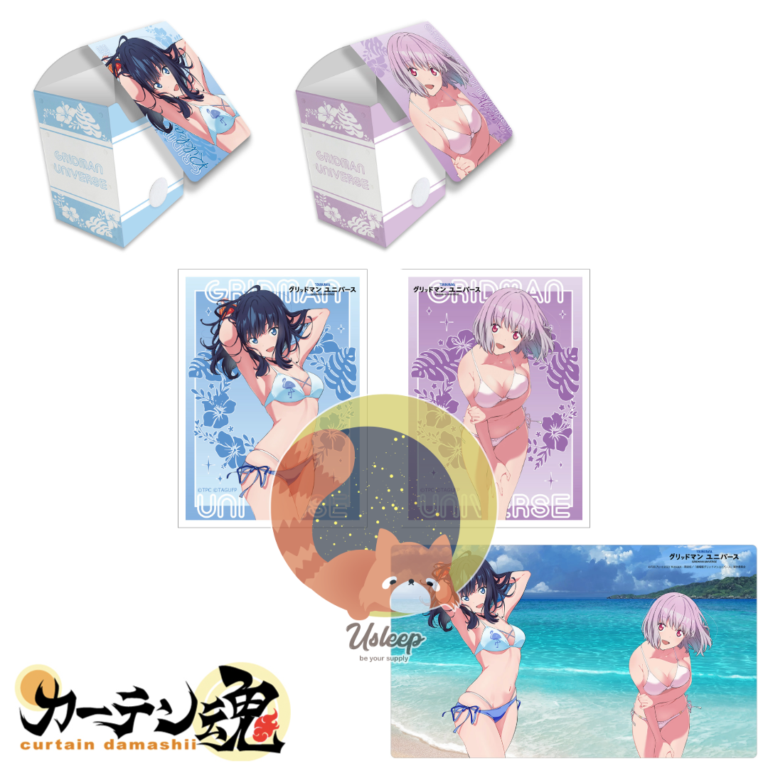 [PRE-ORDER] Sleeve & Deck Case & Rubber Mat GRIDMAN UNIVERSE : Takarada Rikka, Shinjo Akane