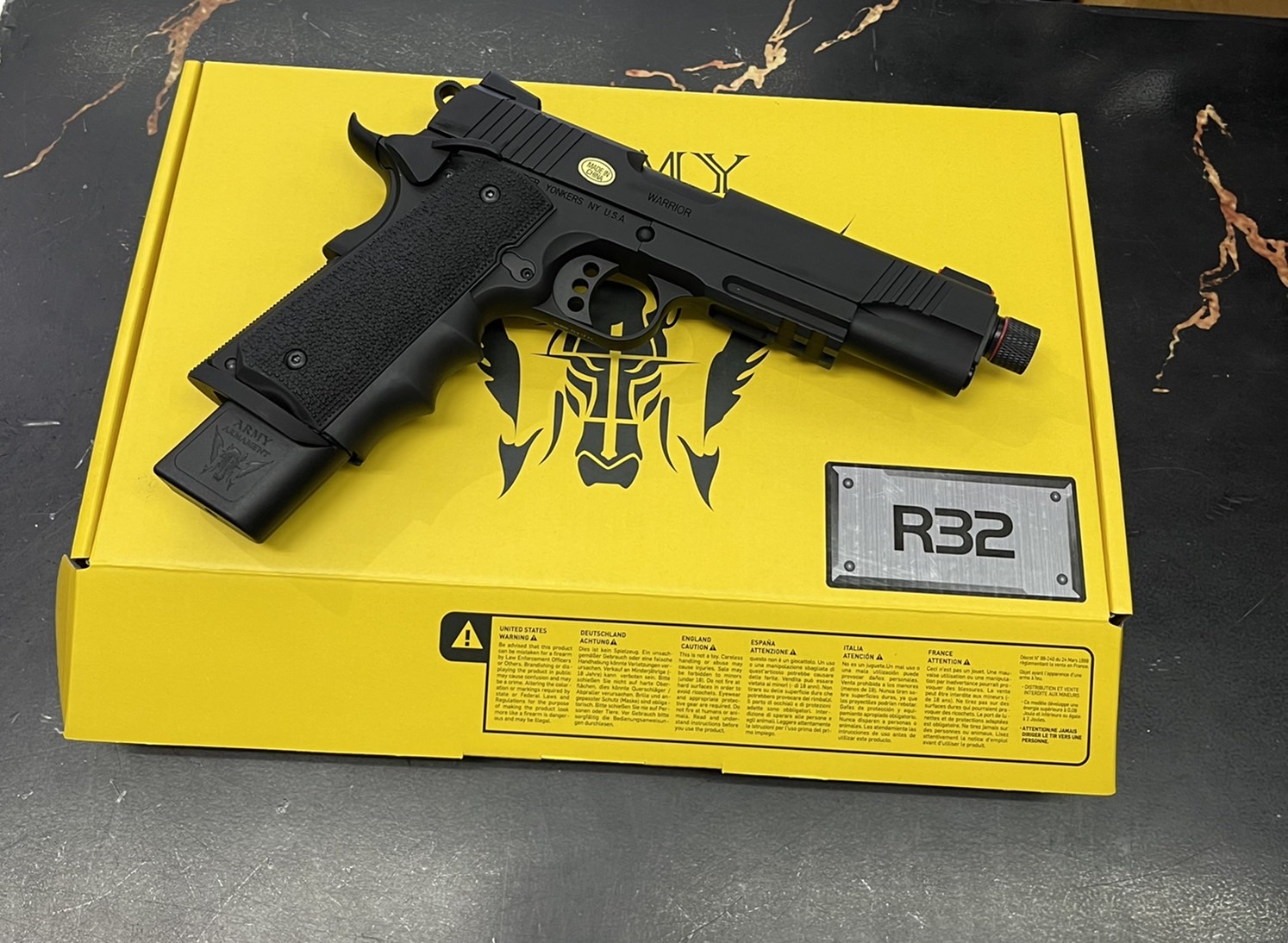 R32 : Kimber Custom สีดำ - ARMY Armament