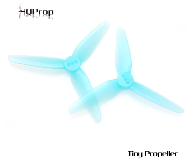 HQProp T3X1.8X3 HeadsUp รูแกน 2MM Shaft Micro Whoop Prop 1ถุง 4ใบ สุ่มสี