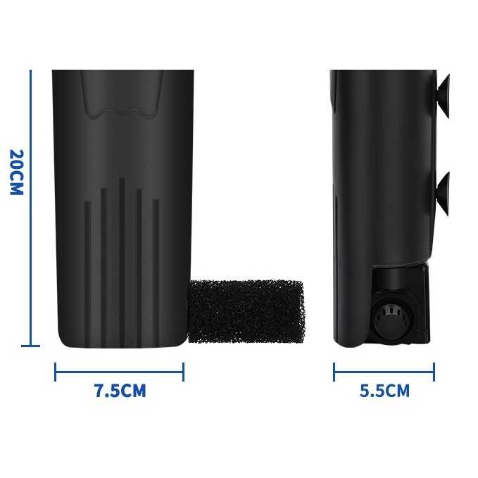 SOBO WP-208H(กรองใน สำหรับกรองน้ำให้ใสสะอาด เหมาะสำหรับ ตู้ปลา และอ่างเลี้ยงปลา เลี้ยงเต่า)