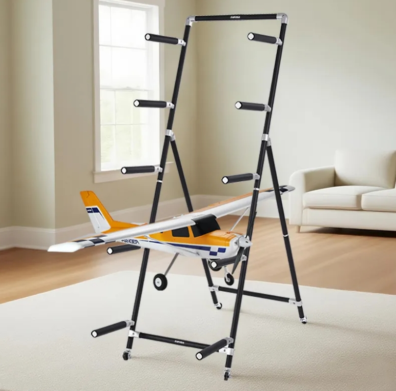 🔥 FMS RC PLANE RACK: สุดยอดแท่นวางสำหรับนักบิน RC ตัวจริง! 🚀 สามารถวางได้ถึง 5ลำ พับได้ มีล้อเลื่อน เคลื่อนย้ายสะดวก วัสดุแข็งแรง น้ำหนักเบา