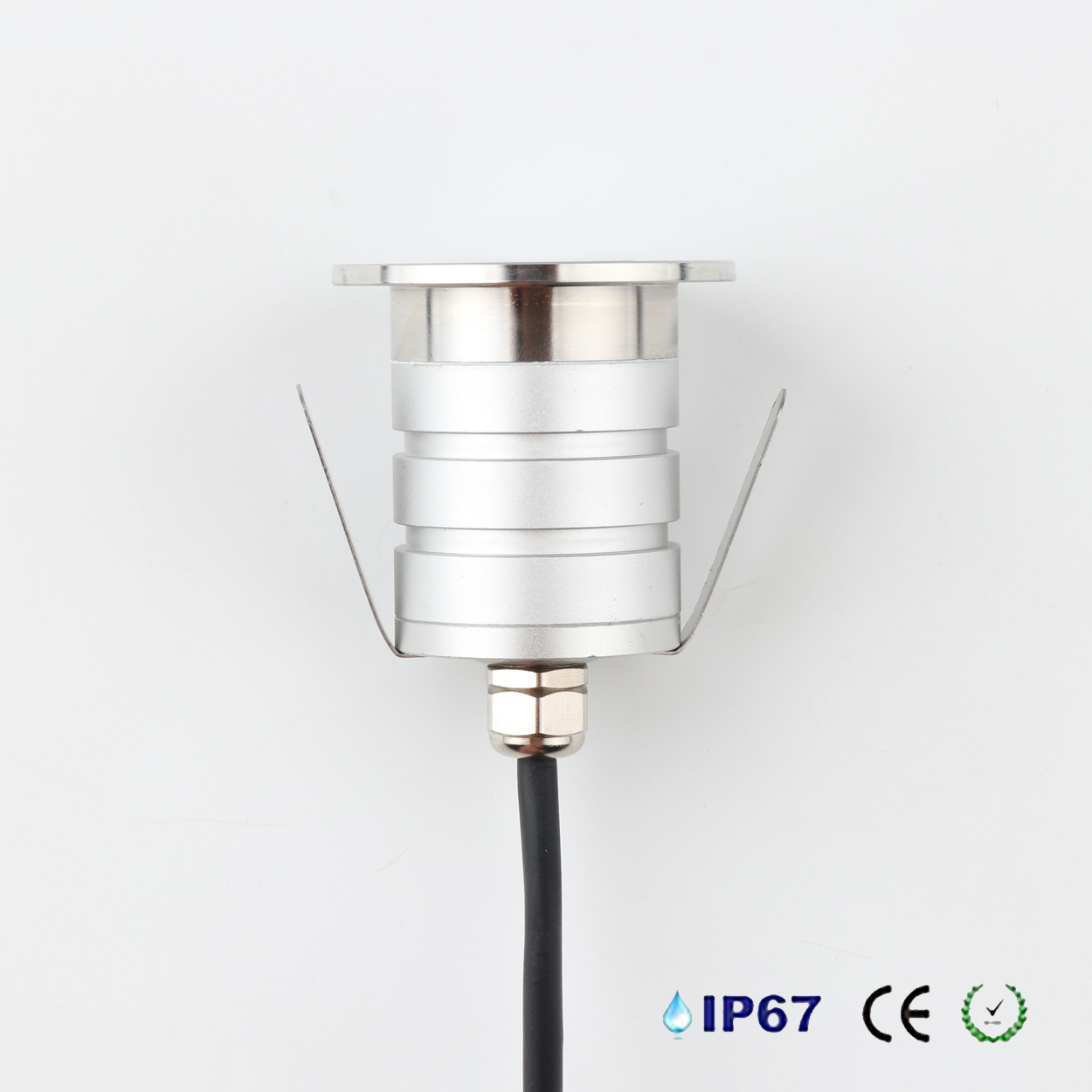 โคมไฟฝังพื้น Inground Up light Round 304 Stainless Steet + Aluminum lamp body LED 3W DC12V-24V IP67