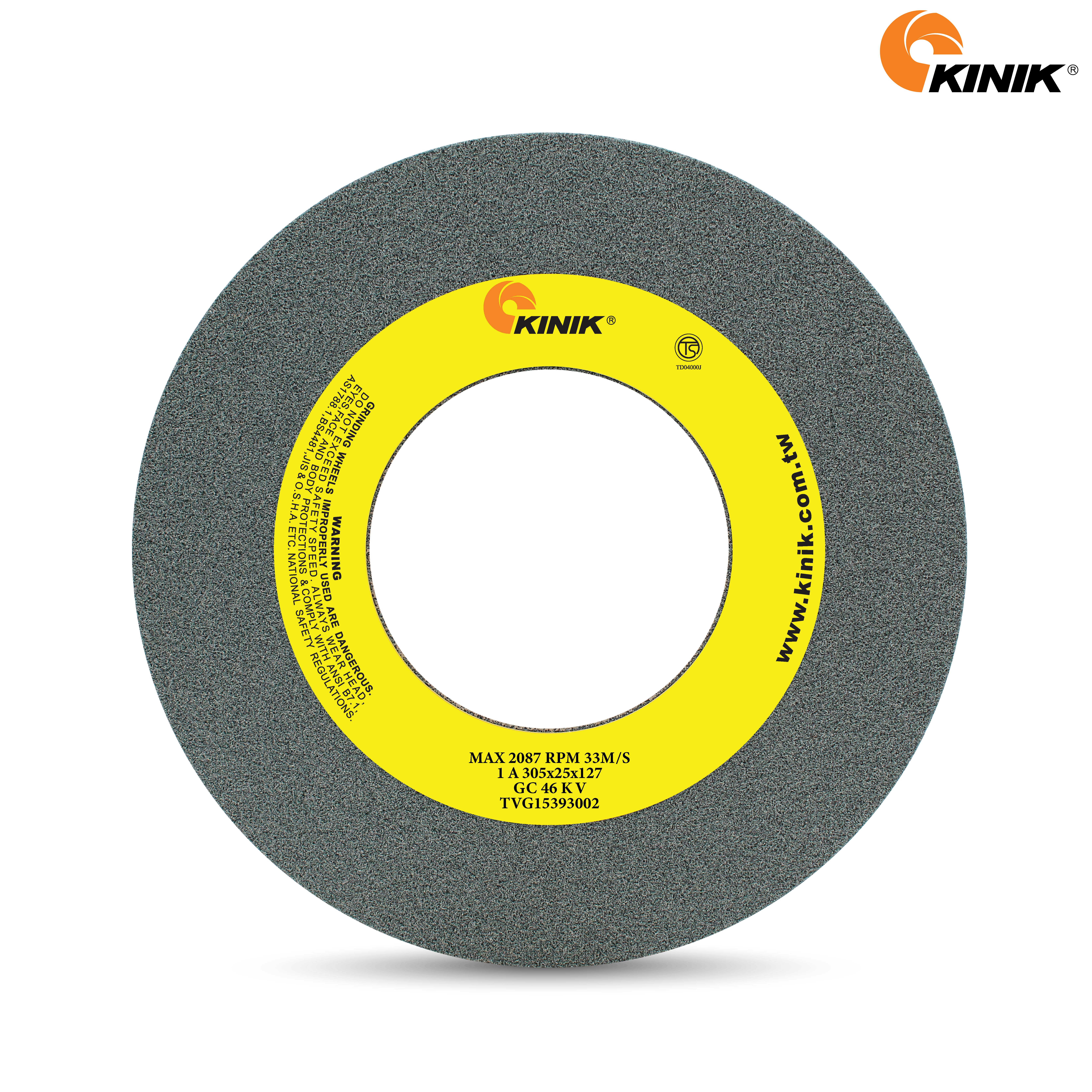 หินเจียร KINIK GC46KV1A 305x25x127 mm.