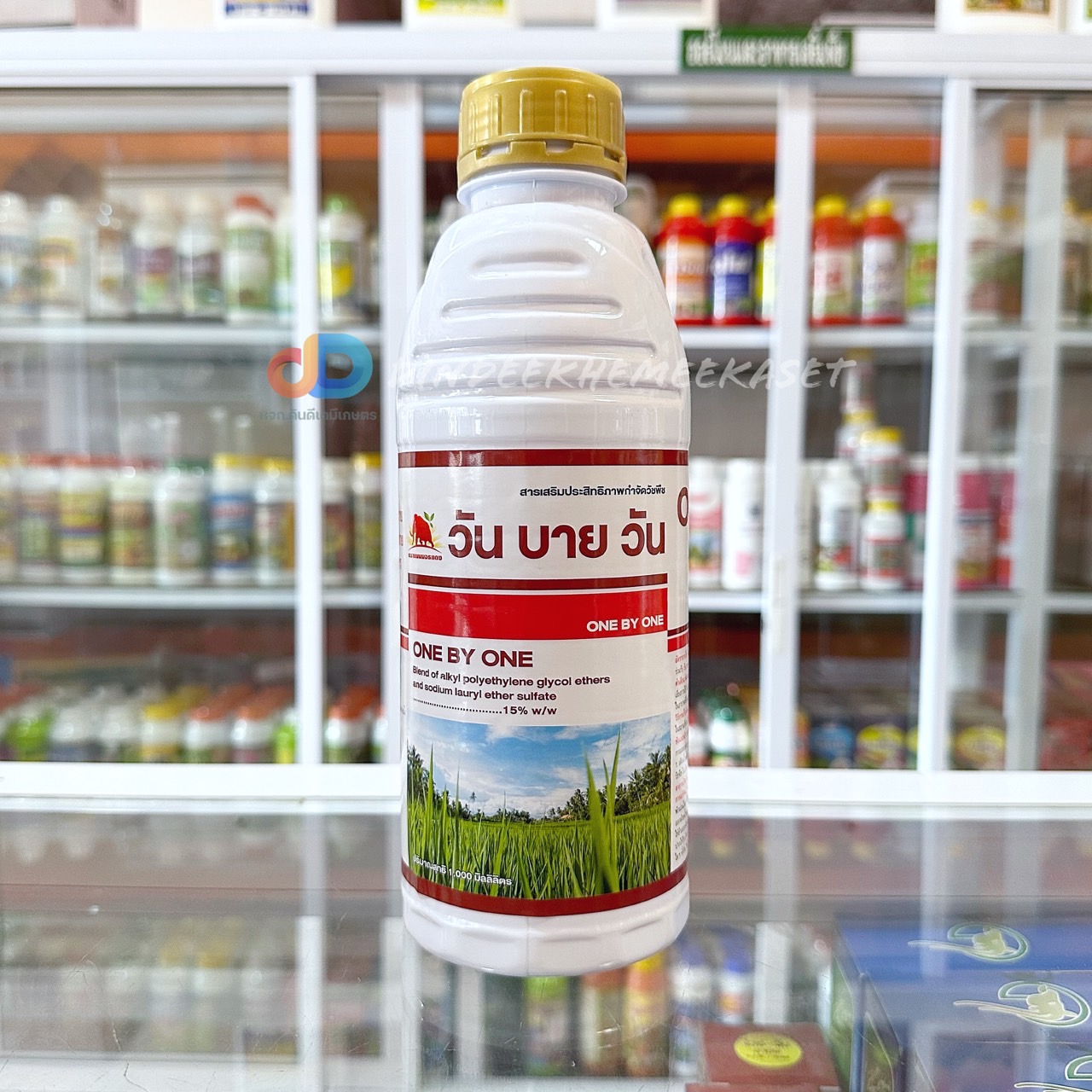วันบายวัน ขนาด 1 ลิตร สารเสริมประสิทธิภาพ ยากำจัดวัชพืช ช่วยให้หญ้าตายเร็วขึ้น