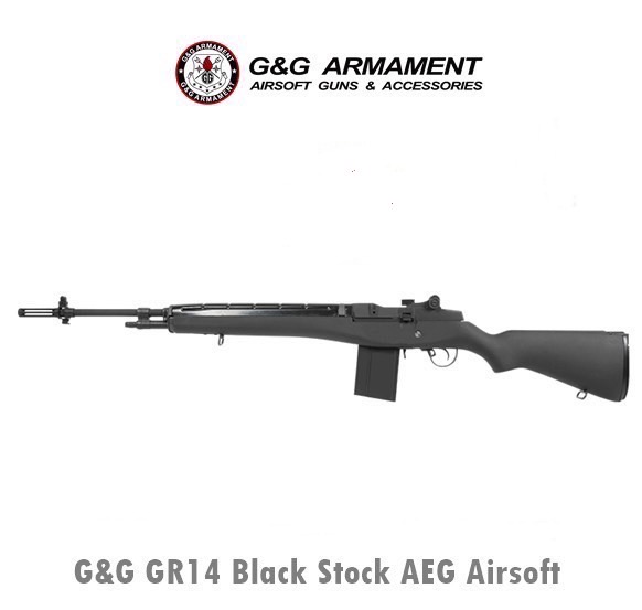 GR14 Black Stock AEG Airsoft - G&G