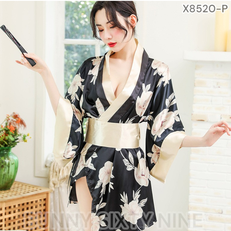 เสื้อกิโมโน คอสเพลย์กิโมโน ครบเซท