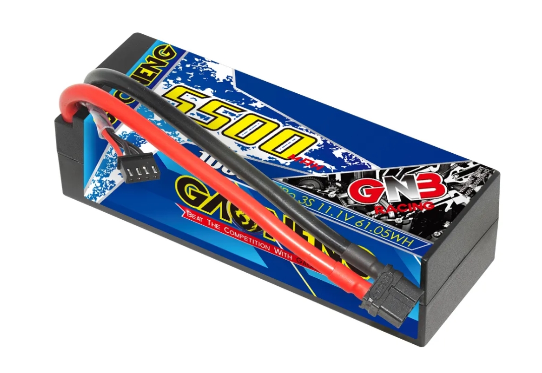GNB 3S 11.1V 5500mAh 100C Cabled Hard Case LiPo Battery XT60 แบตสำหรับรถบังคับ