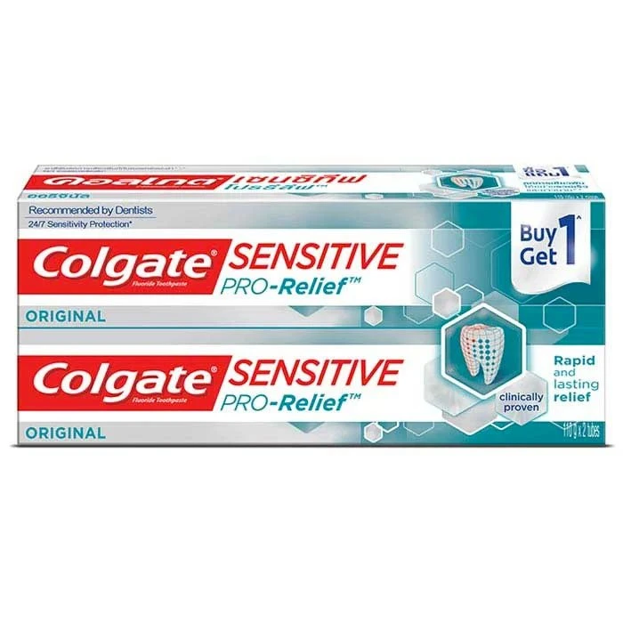 7891024123447 คอลเกต โปรรีลีฟ ออริจินอล110ก.X2 หลอด