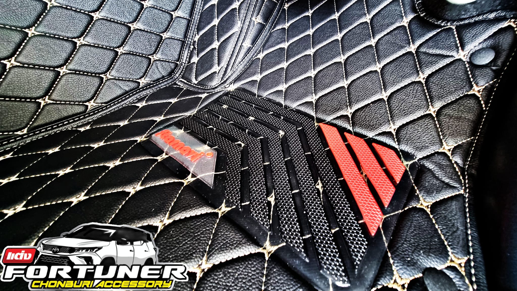 พรมปูพื้นรถยนต์ 6D โตโยต้า ฟอร์จูนเนอร์