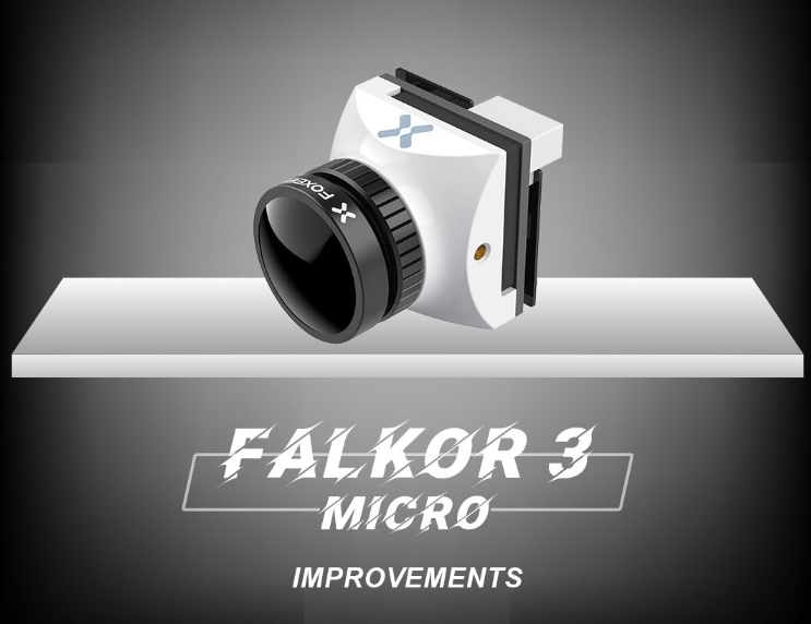 Foxeer Falkor 3 Mini Micro 1200TVL StarLight 0.0001Lux WDR Low Latency FPV Camera OSD กล้องติดโดรน