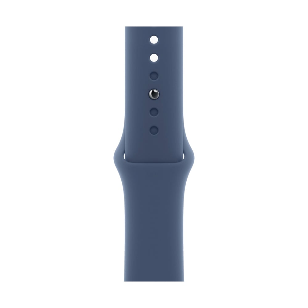 Apple Watch Series 10 GPS 42mm Silver Aluminium Case with Denim Sport Band - M/L