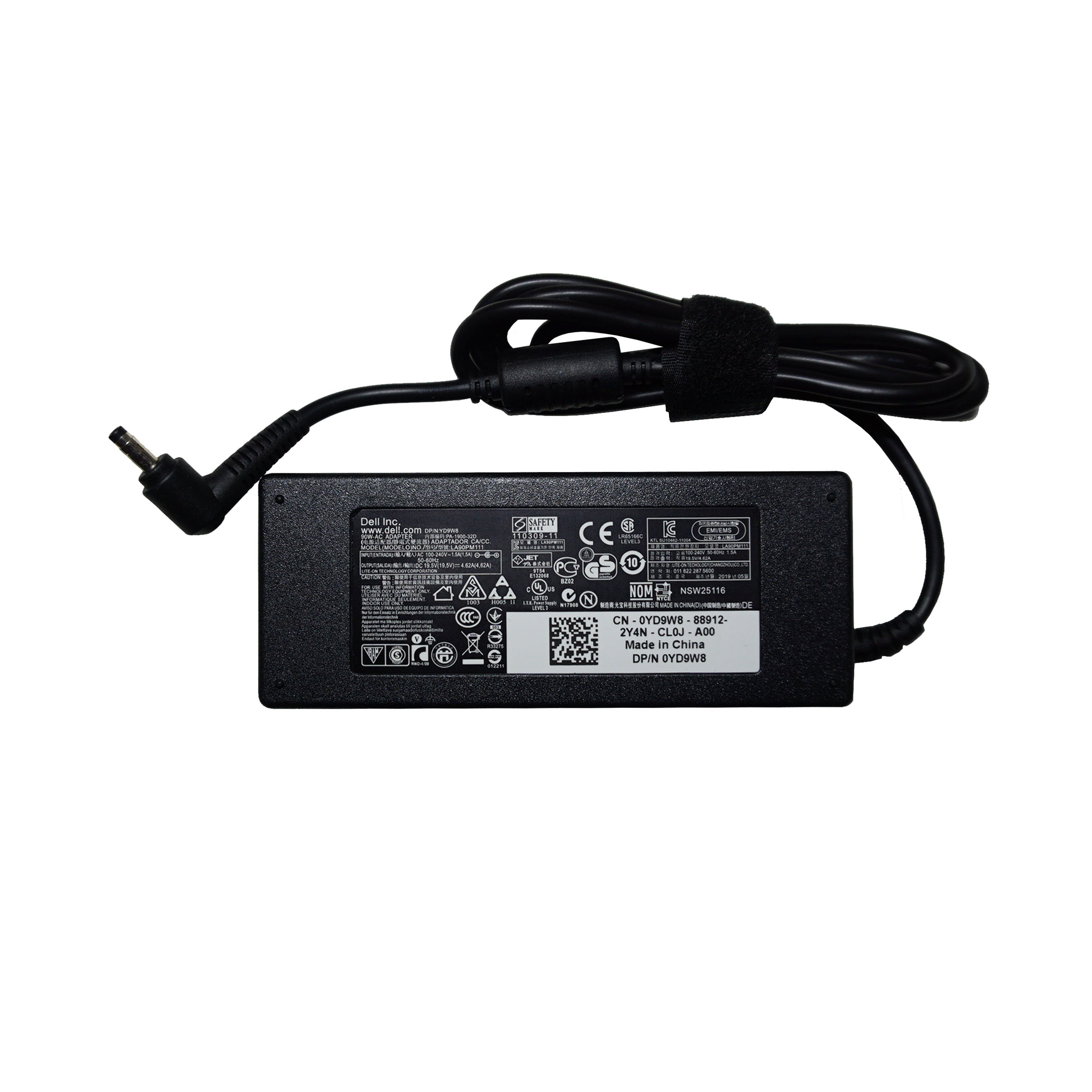 อะแดปเตอร์ เดลล์ - Dell adapter 90W 19.5V4.62A ขนาดหัว 4.0x1.7 เกรด High Copy