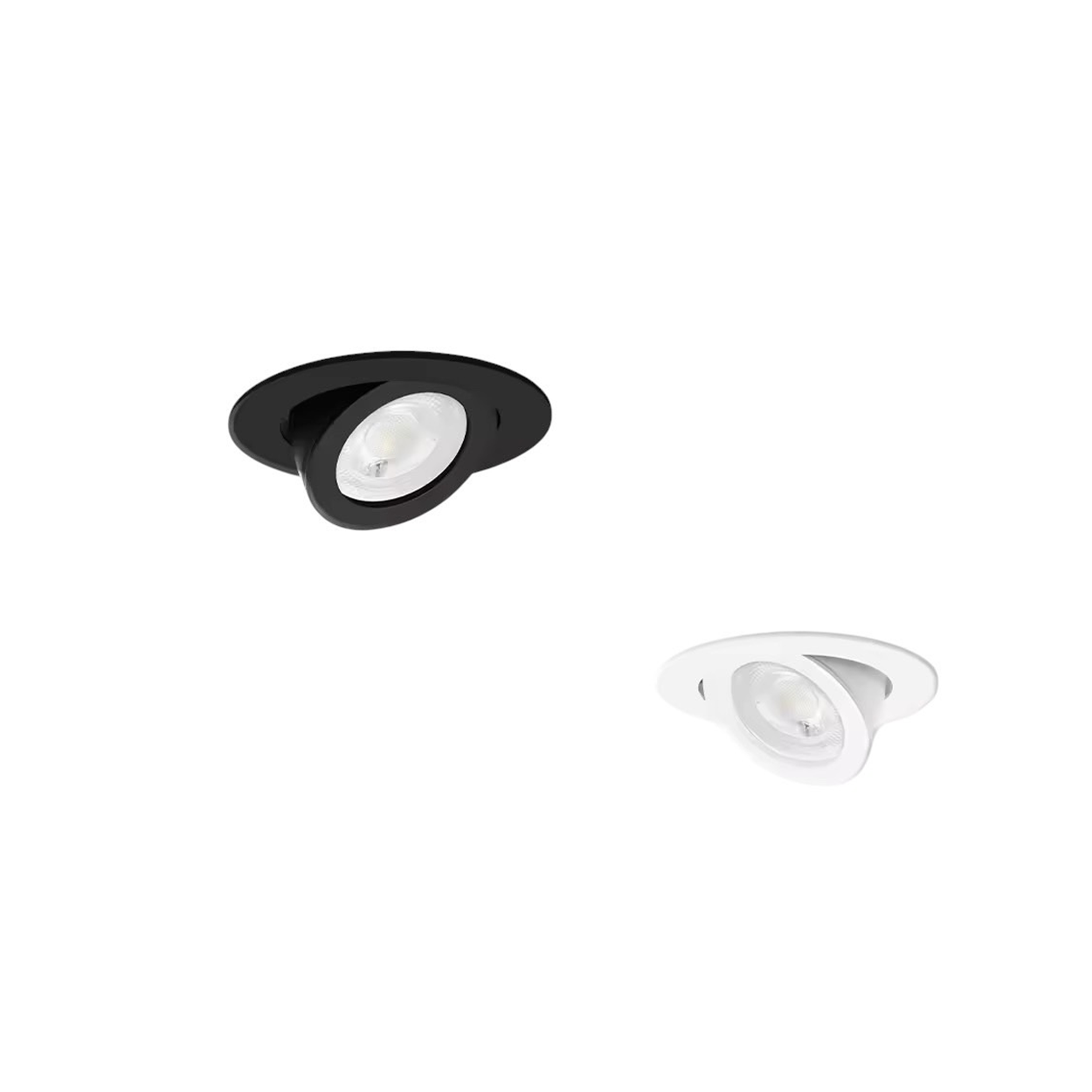 โคมไฟดาวน์ไลท์ ทรงกลม ปรับได้ Downlight Round Adjustable Aluminum IP20