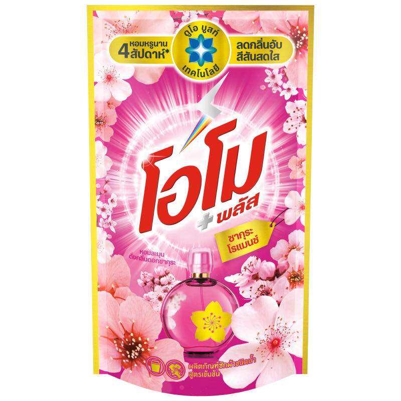 8851932441742 โอโมพลัส ซากุระโรแมนซ์ ชนิดน้ำ 530มล. / ชมพู