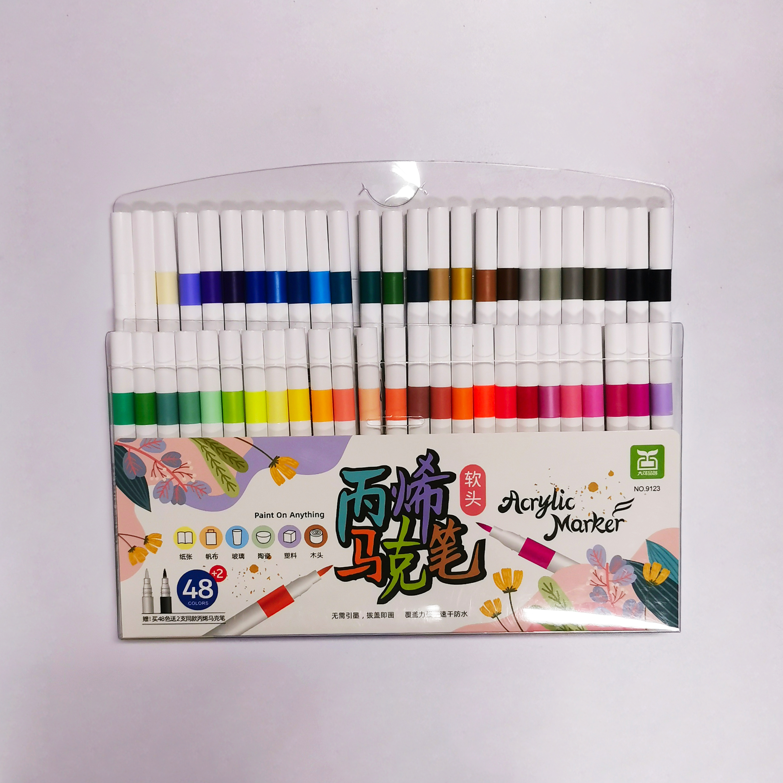 Acrylic Marker 48 Colors