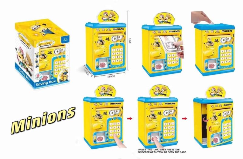 ออมสินการ์ตูน (ATM) แบบสแกนนิ้ว