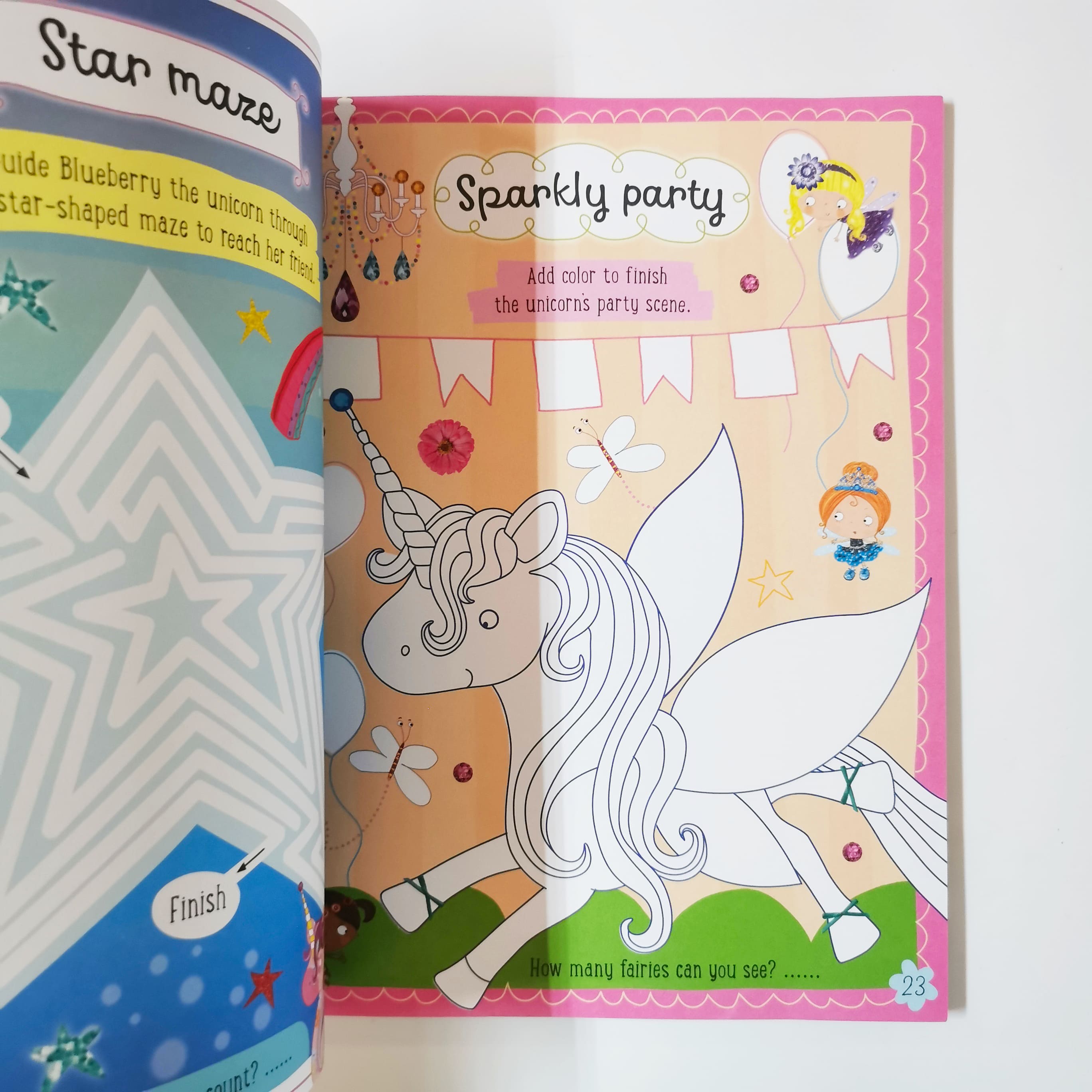 I Love Unicorns Activity Book (With Puffy Stickers)