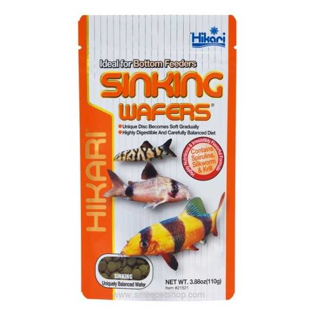 Hikari Sinking Wafers (อาหารปลาเม็ดจมน้ำ เกรดพรีเมี่ยม สำหรับปลาพื้นตู้)
