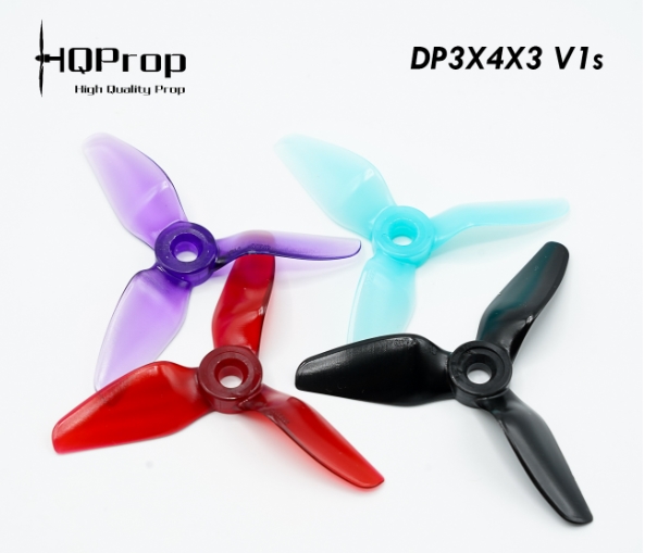 HQprop 3X4X3V1s ใบพัดโดรน 3นิ้ว 1ถุง 4ใบ สุ่มสี