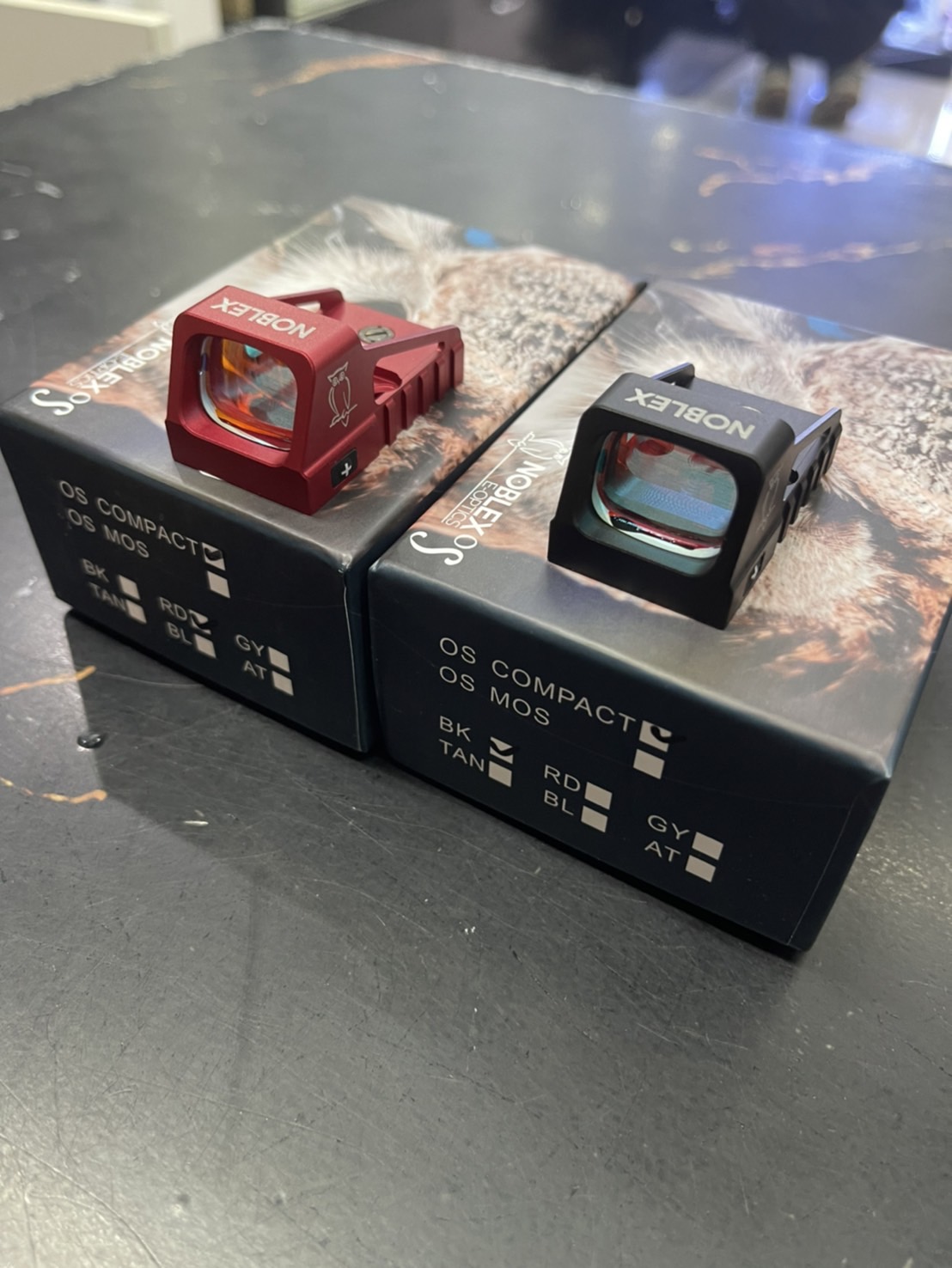 Red Dot Noblex OS Compact มีรางเสริงติด Glock