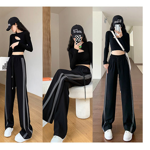 กางเกงวอร์ม ขายาว street ขากระบอก รหัส CN3037