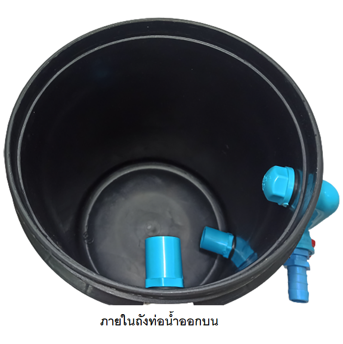 ถังกรอง 10 ลิตร พร้อมวัสดุกรอง(สำหรับบ่อปลา ช่วยกรองน้ำให้ใสสะอาด ยืดอายุการถ่ายน้ำ)