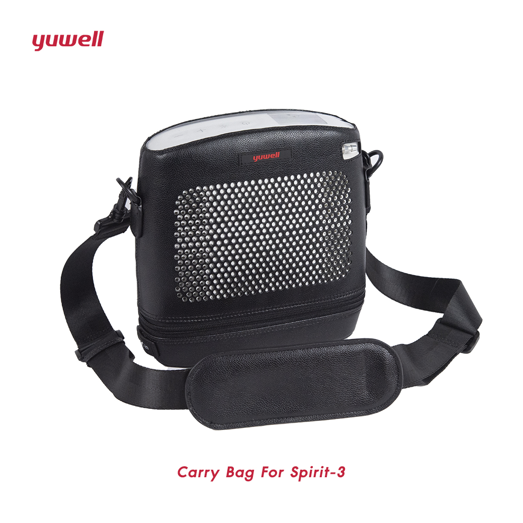 กระเป๋าหนัง เครื่องผลิตออกซิเจนพกพา Yuwell รุ่น Spirit-3