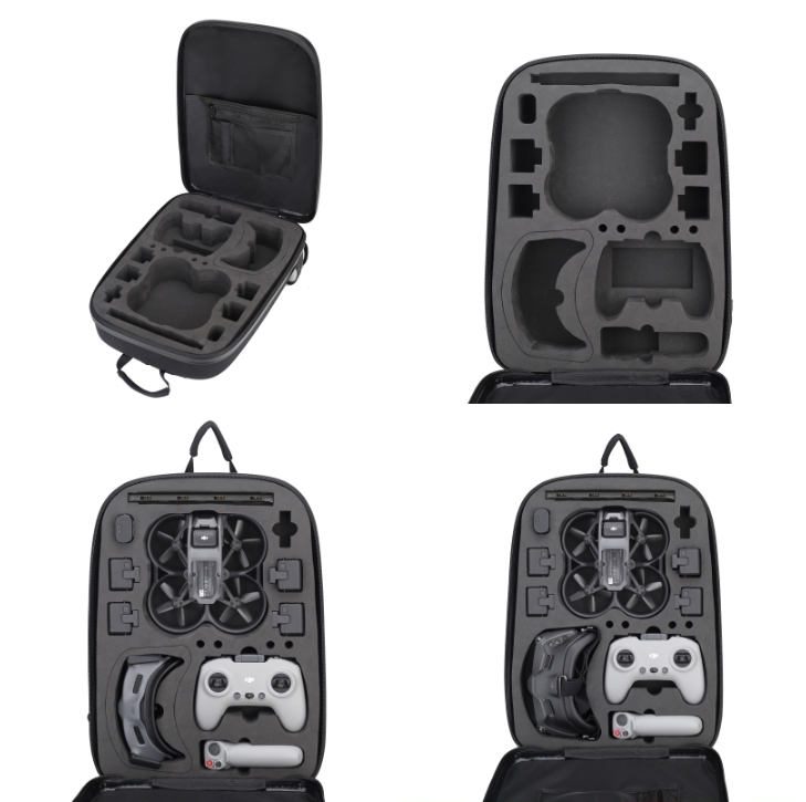 Avata Backpack กระเป๋าเป้สะพายสีดำเงิน ใส่รีโมทได้ ด้านหลังเคสแข็ง (DJI-C140)