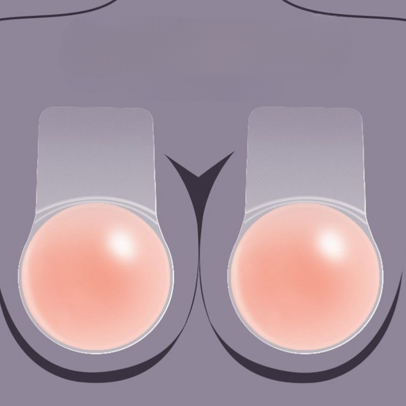 ปิดจุกซิลิโคน กลม/ดอกไม้ ยกกระซับ เนื้อนิ่มติดทน 1 คู่