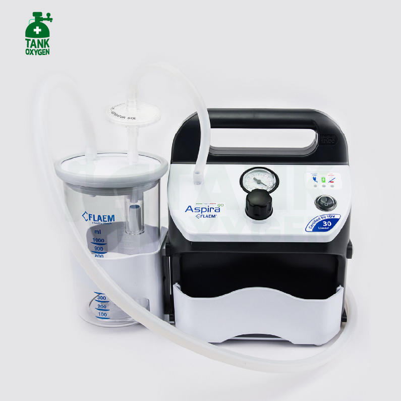Flaem รุ่น Aspira go เครื่องดูดเสมหะ (มีแบตเตอรี่) ประกันศูนย์ไทย 1 ปี