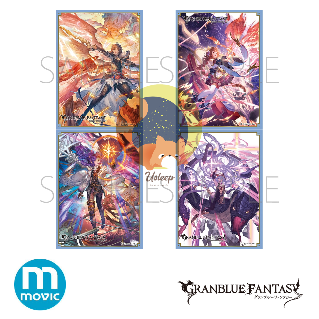 [PRE-ORDER] Chara Sleeve Collection Matte Series Granblue Fantasy: Sandalphon, Fenie, Orologia (Male), Medusa