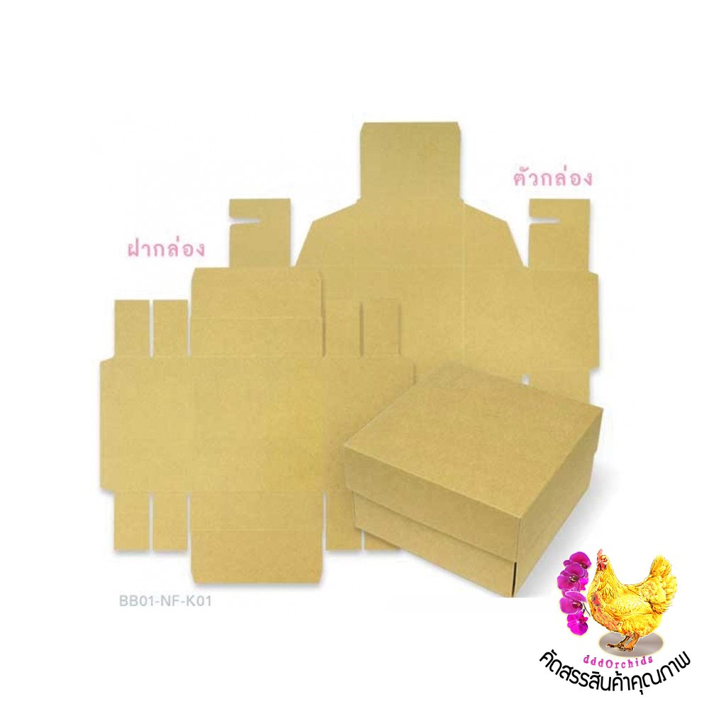 20 ใบ ● กล่องใส่ของขวัญ กล่องใส่ของชำร่วย ของรับไหว้ ● ขนาด 13 X 13 X 7.5 เซนติเมตร ( รุ่น BB01 )