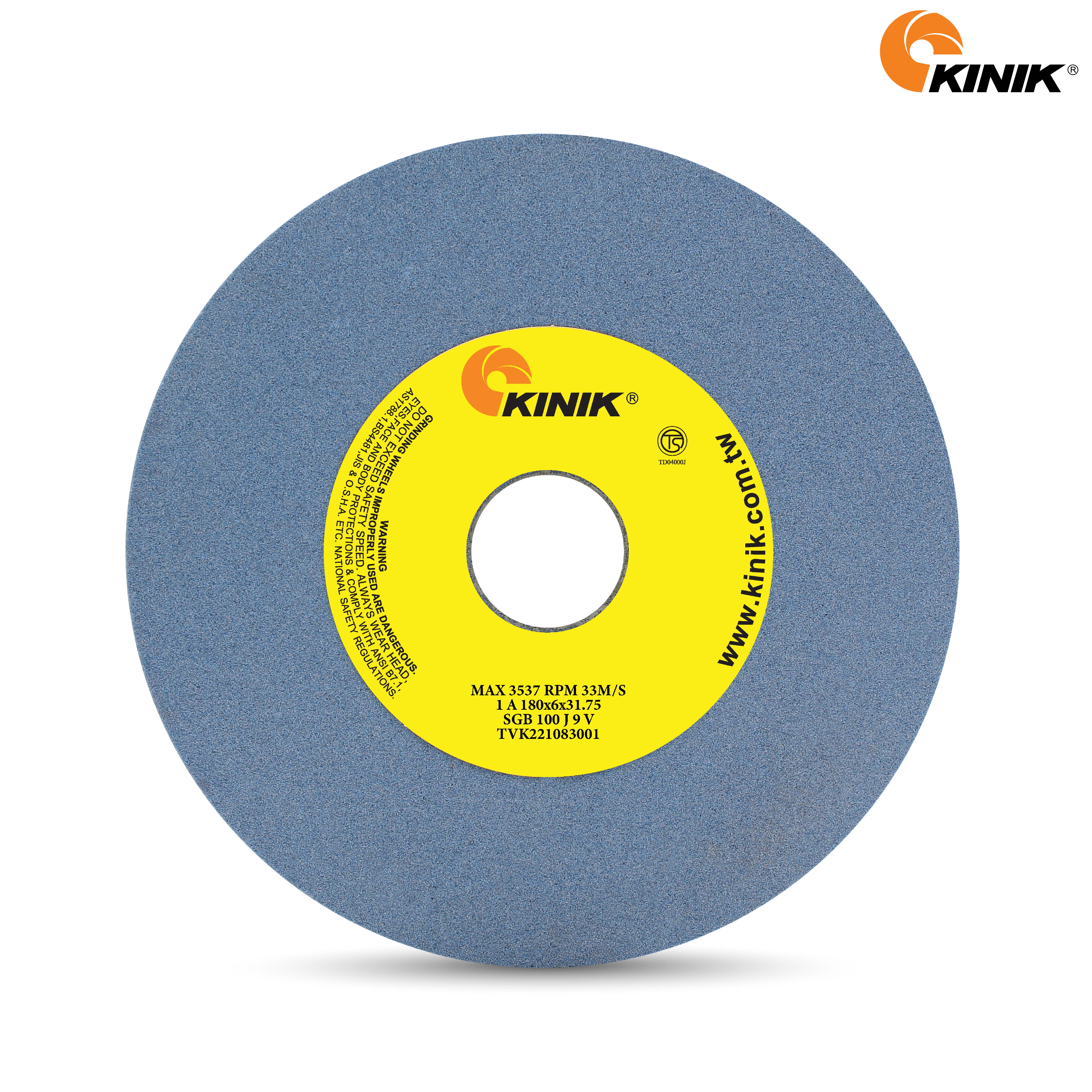 หินเจียร KINIK SGB100J9V1A 180x6x31.75 mm.