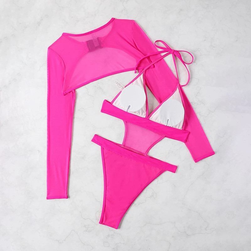 ชุดว่ายน้ำ วันพีช + เสื้อคลุม ชุดว่ายน้ำ บิกินี่ พร้อมส่ง