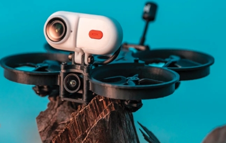 Caddx Peanut action camera Insta360 Go2 FPV Mode 2.5k at 50fps สำหรับติดโดรนเฉพาะ สามารถกดสั่งอัพจากรีโมทได้