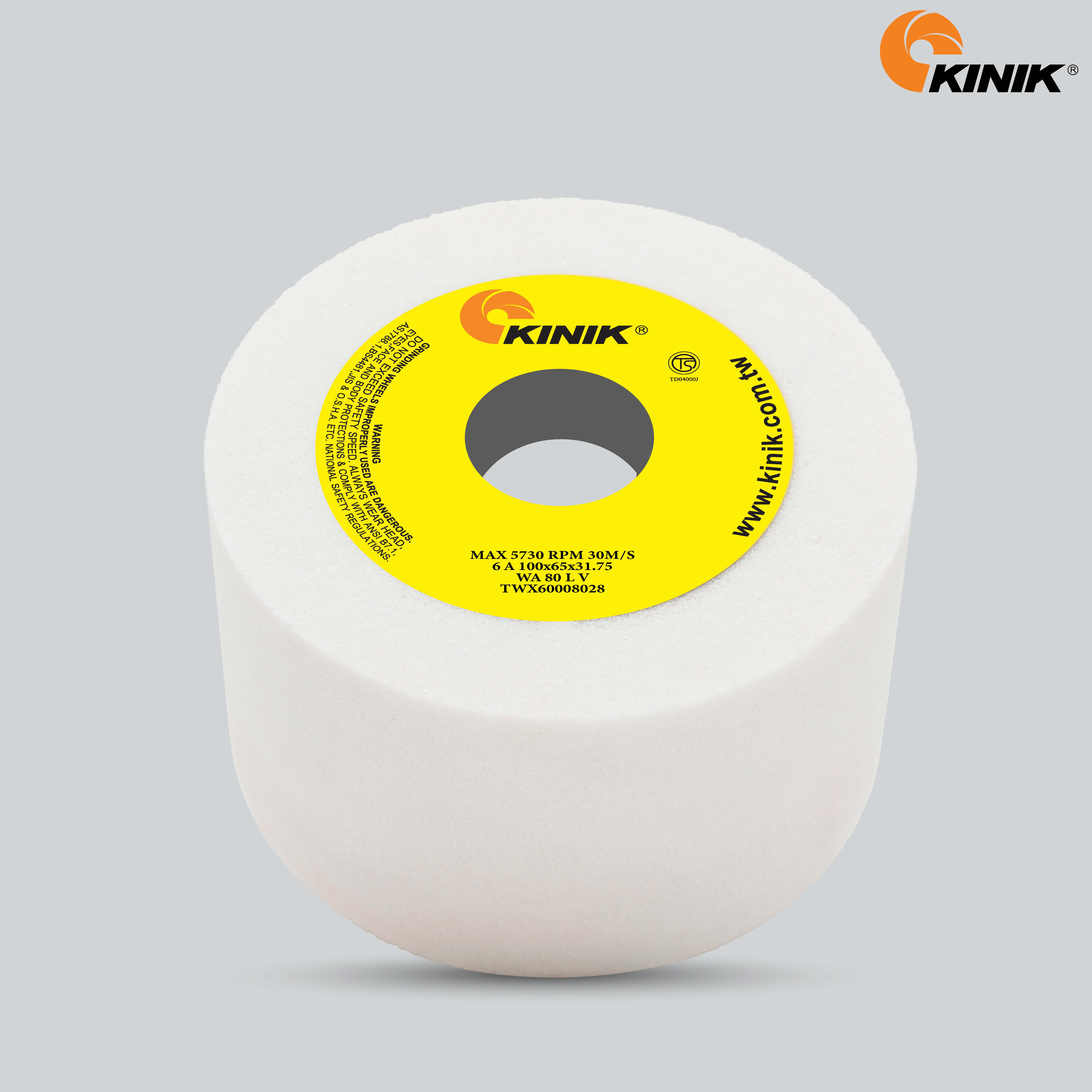 หินถ้วยตรง KINIK WA80LV6A 100x65x31.75 mm.