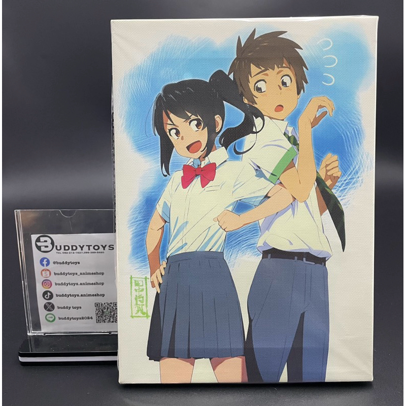 แคนวาส มิสึฮะ มิยะมิซุ&ทะกิ ทะชิบะนะ -หลับตาฝัน ถึงชื่อเธอ[Your Name -Canvas Art- Mitsuha Miyamizu&Taki Tachibana]